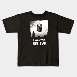 I Want to Believe Kids T-Shirt